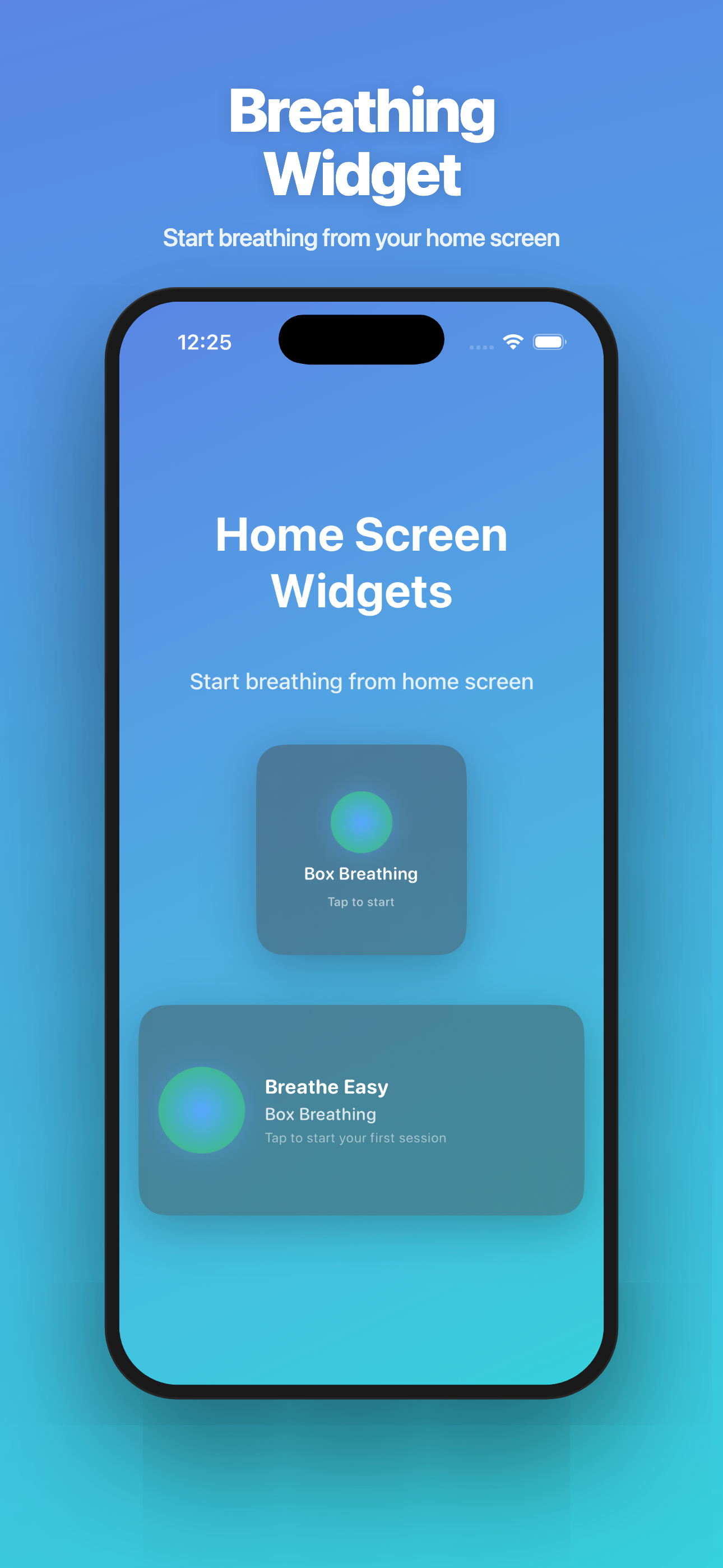 Breathe Easy — Home Screen Widget