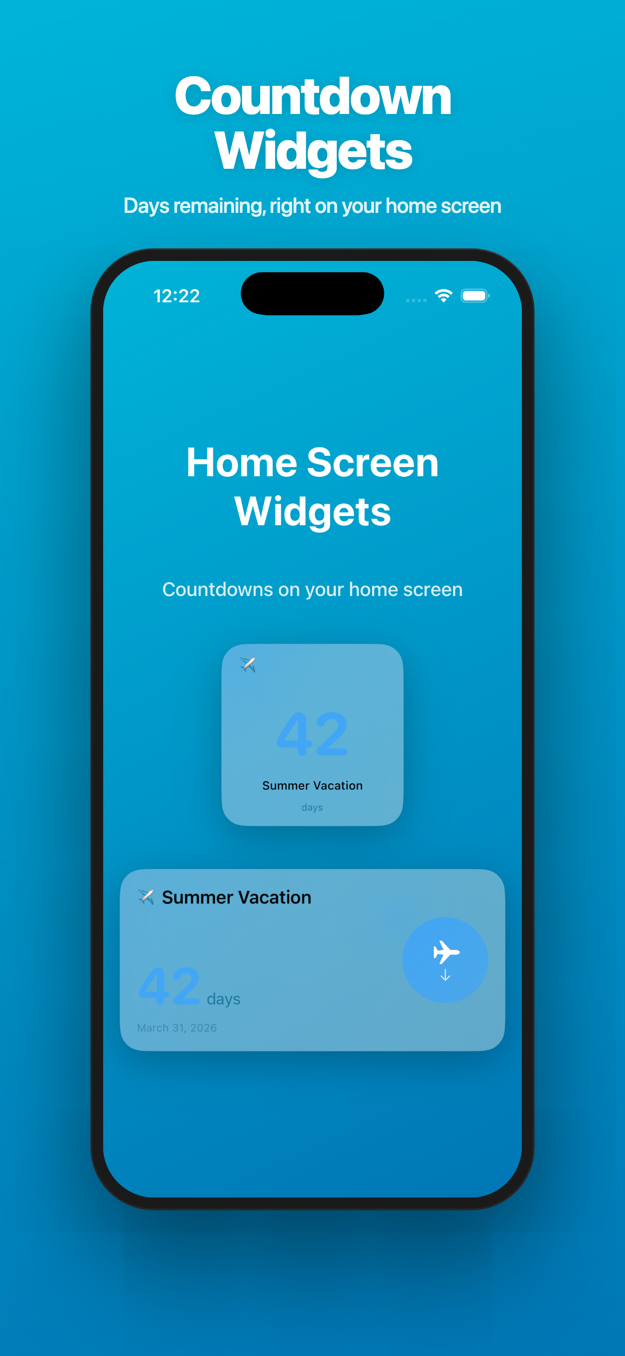 Count Easy — Home Screen Widget