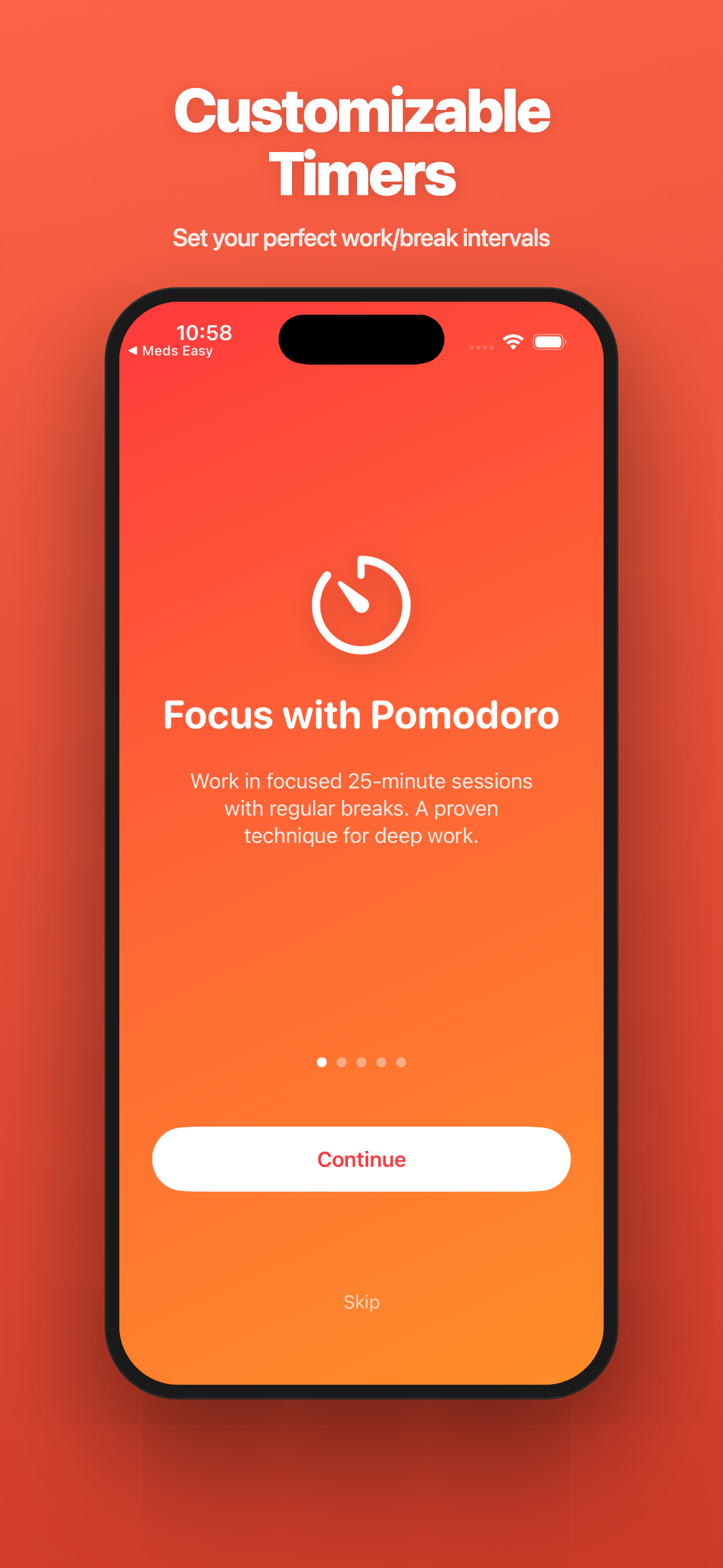 Pomo Easy — Session History