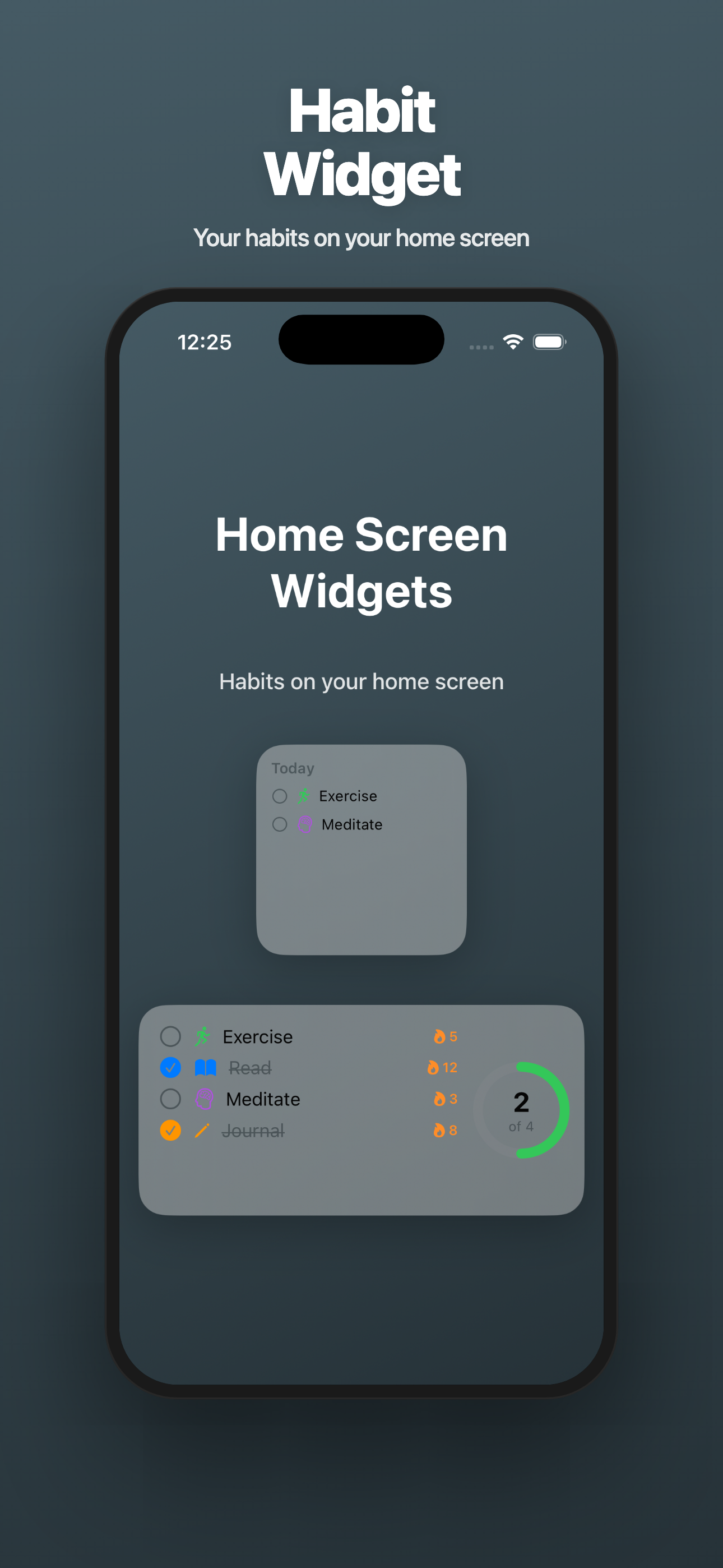 Track Easy — Home Screen Widget