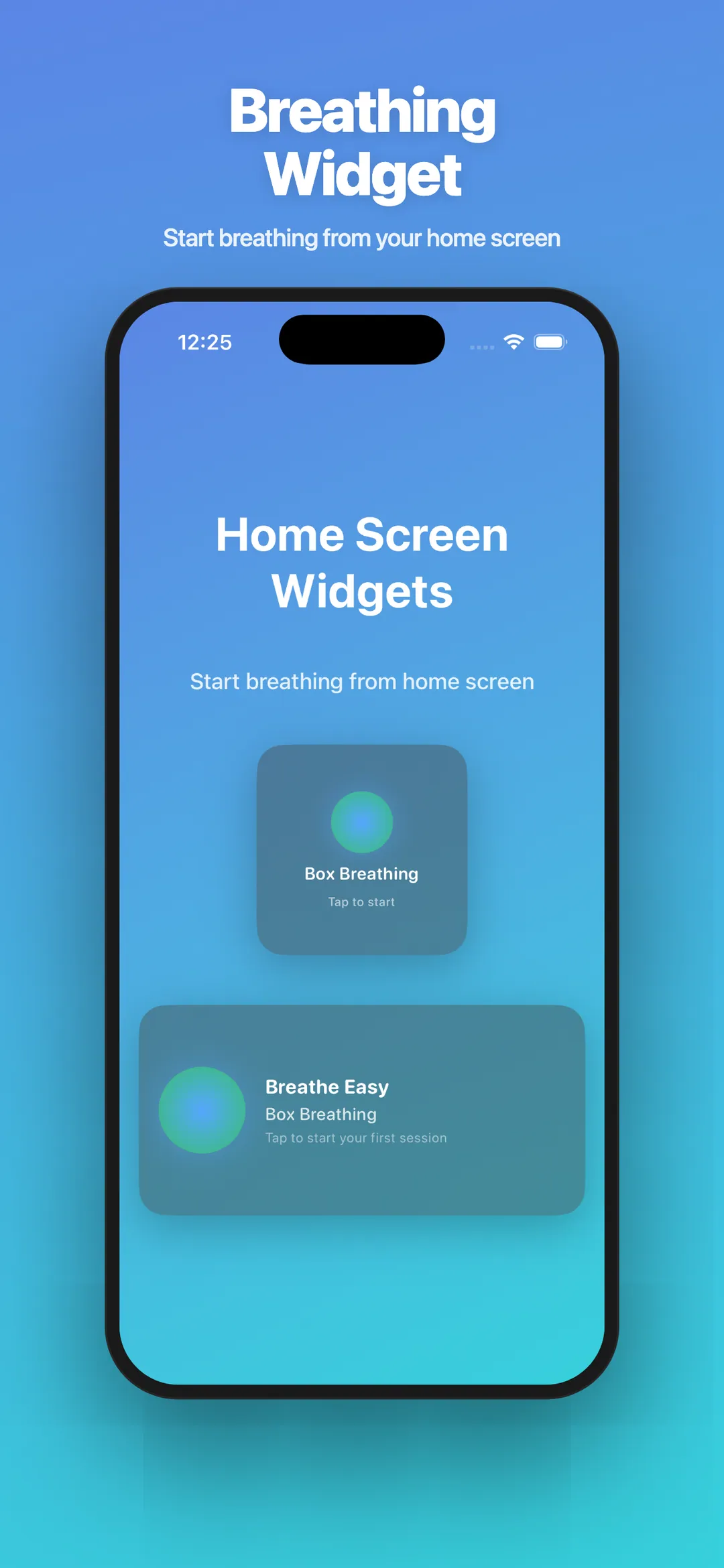 Breathe Easy — Home Screen Widget