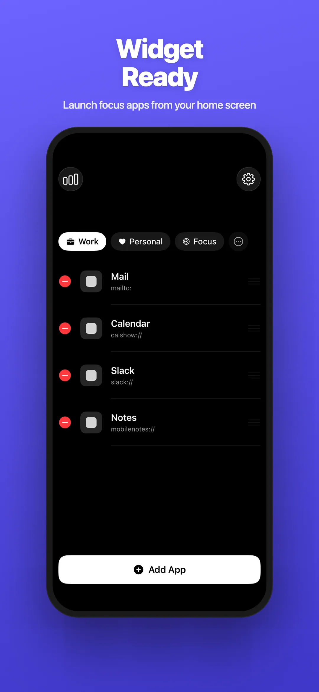 Focus Easy — Widget Ready