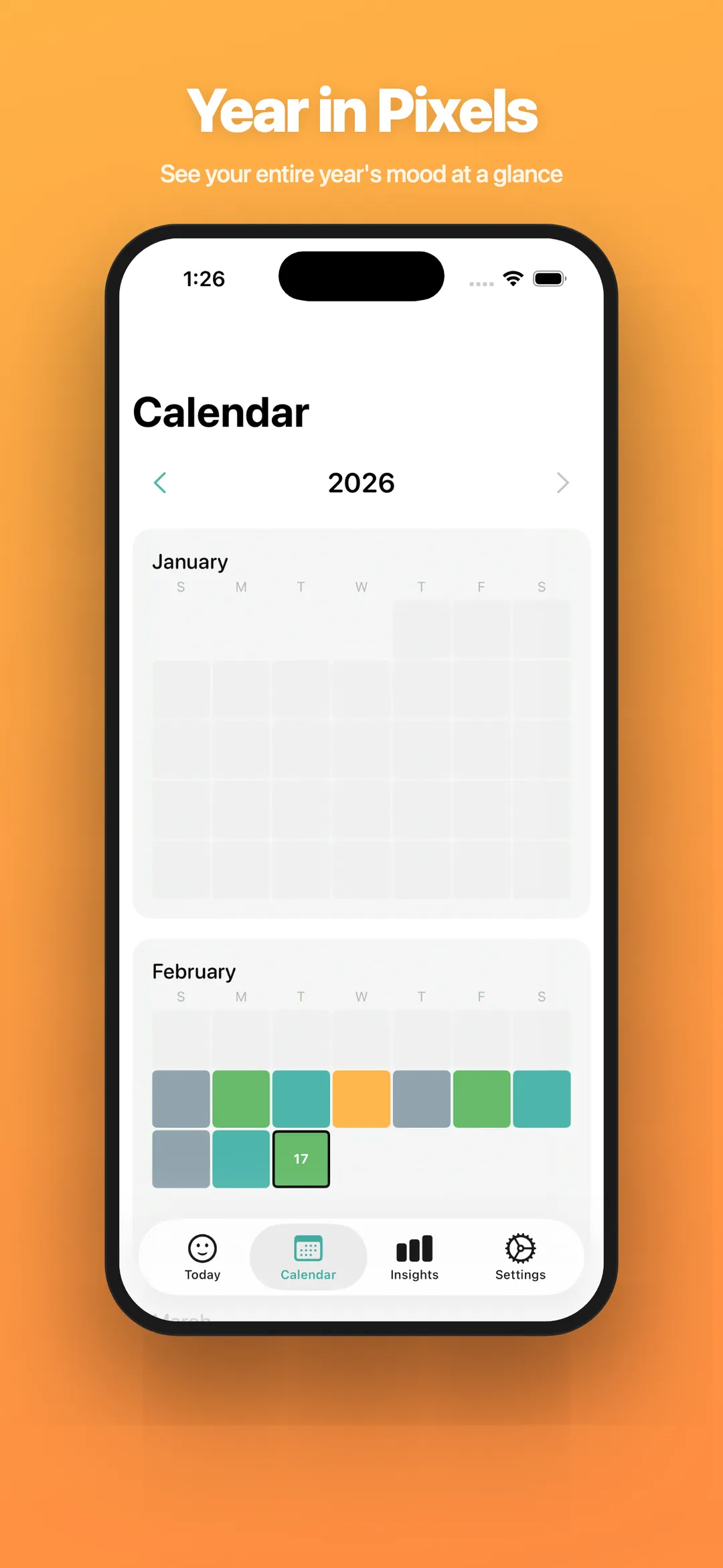 Mood Easy — Year in Pixels