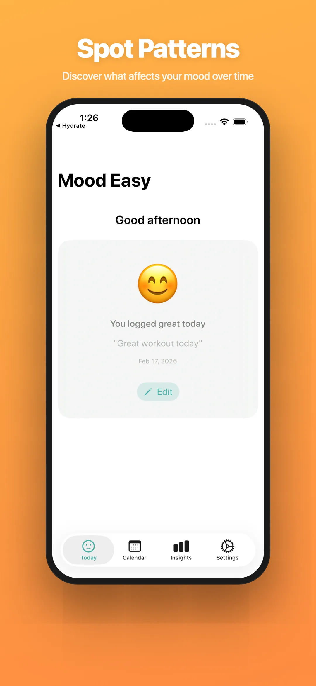 Mood Easy — Spot Patterns