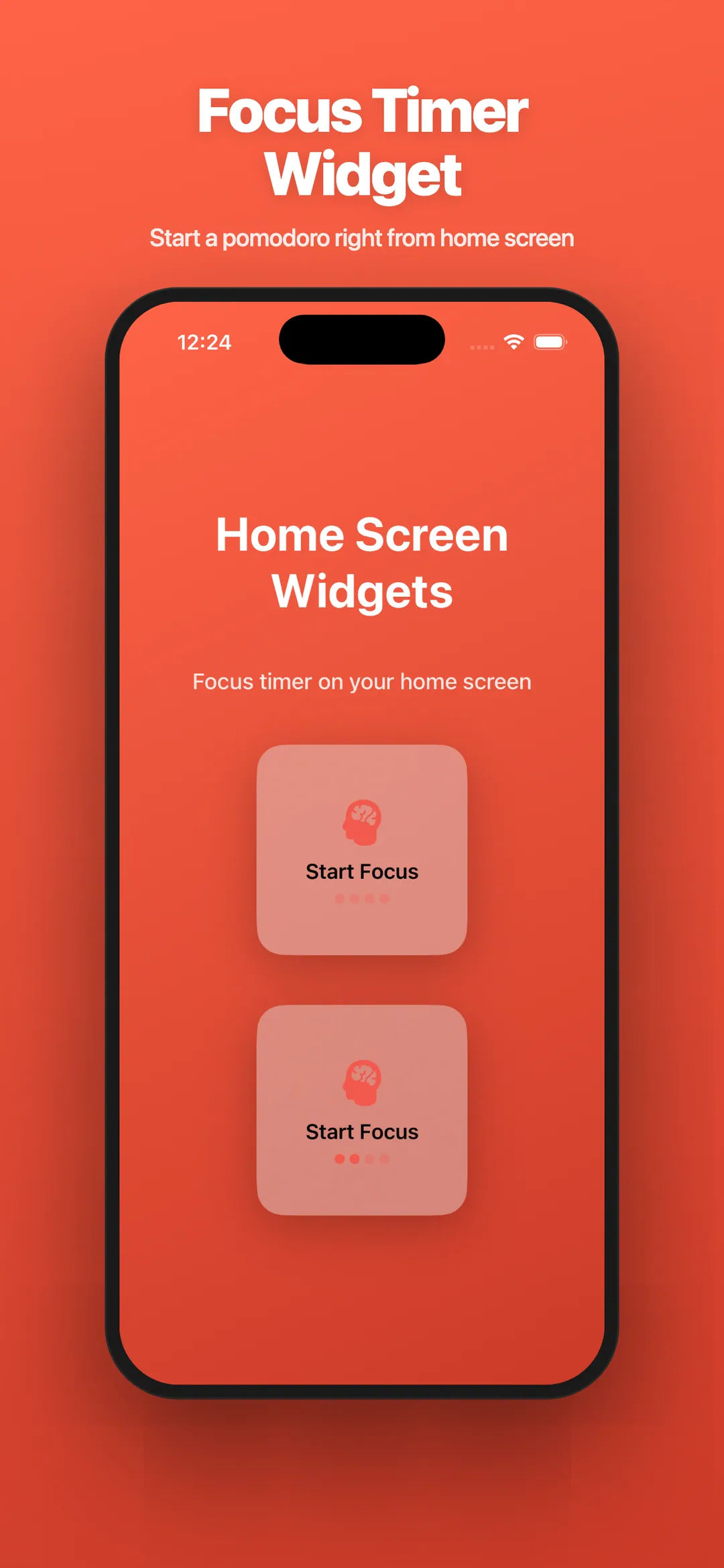 Pomo Easy — Home Screen Widget