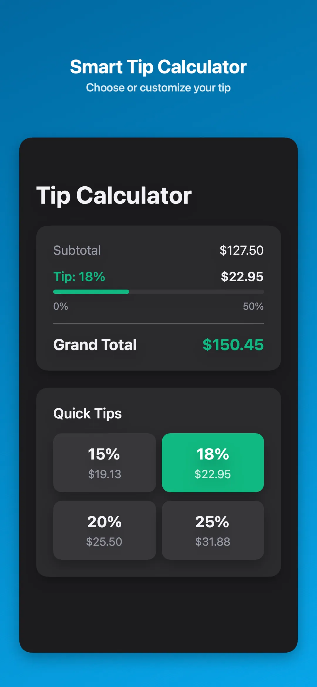 Tip control