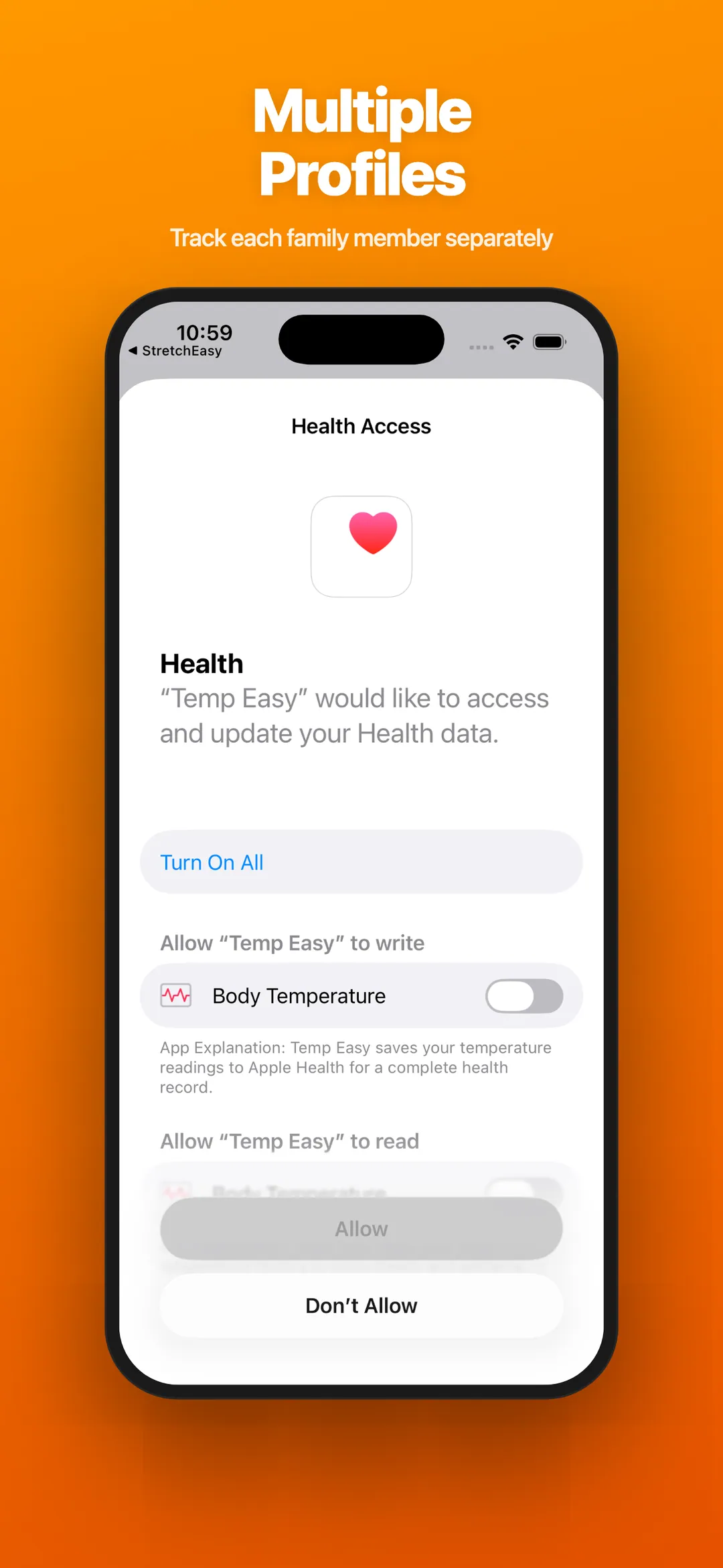 Temp Easy — Multiple Profiles