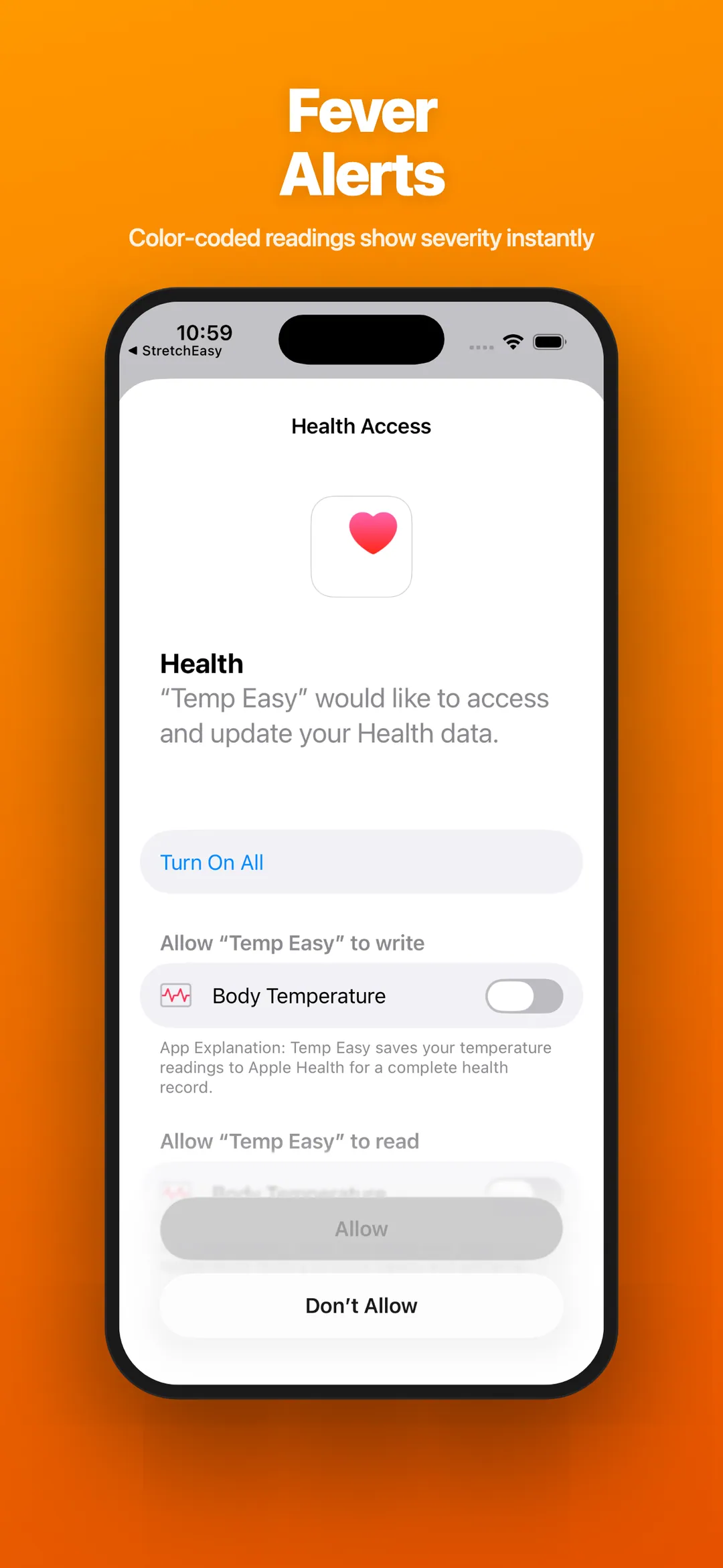Temp Easy — Fever Alerts