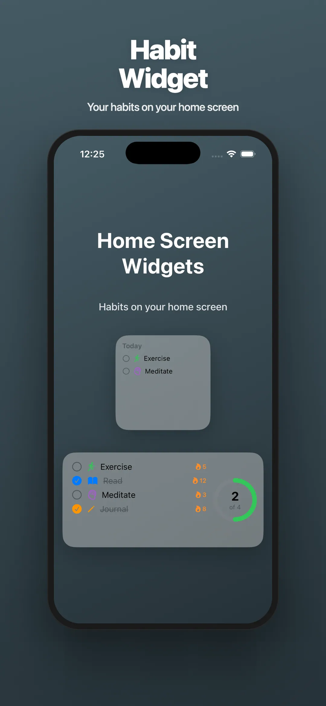 Track Easy — Home Screen Widget